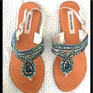 Beaded Steve Madden Sandals